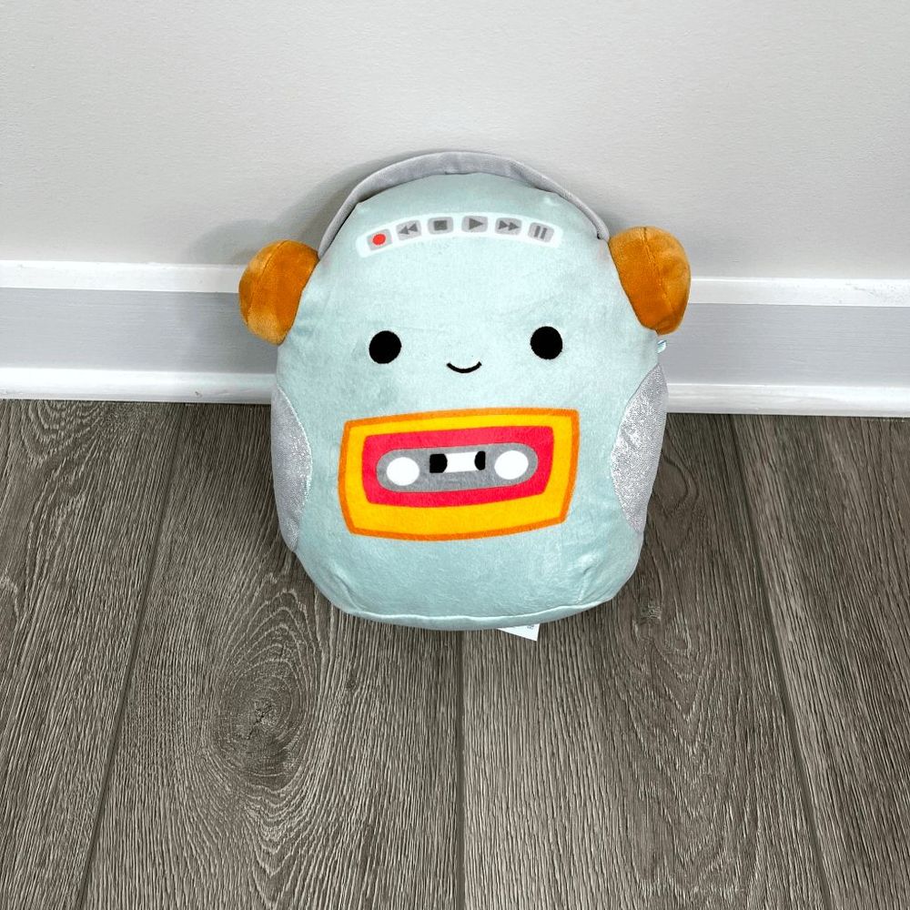 Squishmallows Kellytoy 10 inch Casja the Cassette Player Plush Doll Toy Super So
